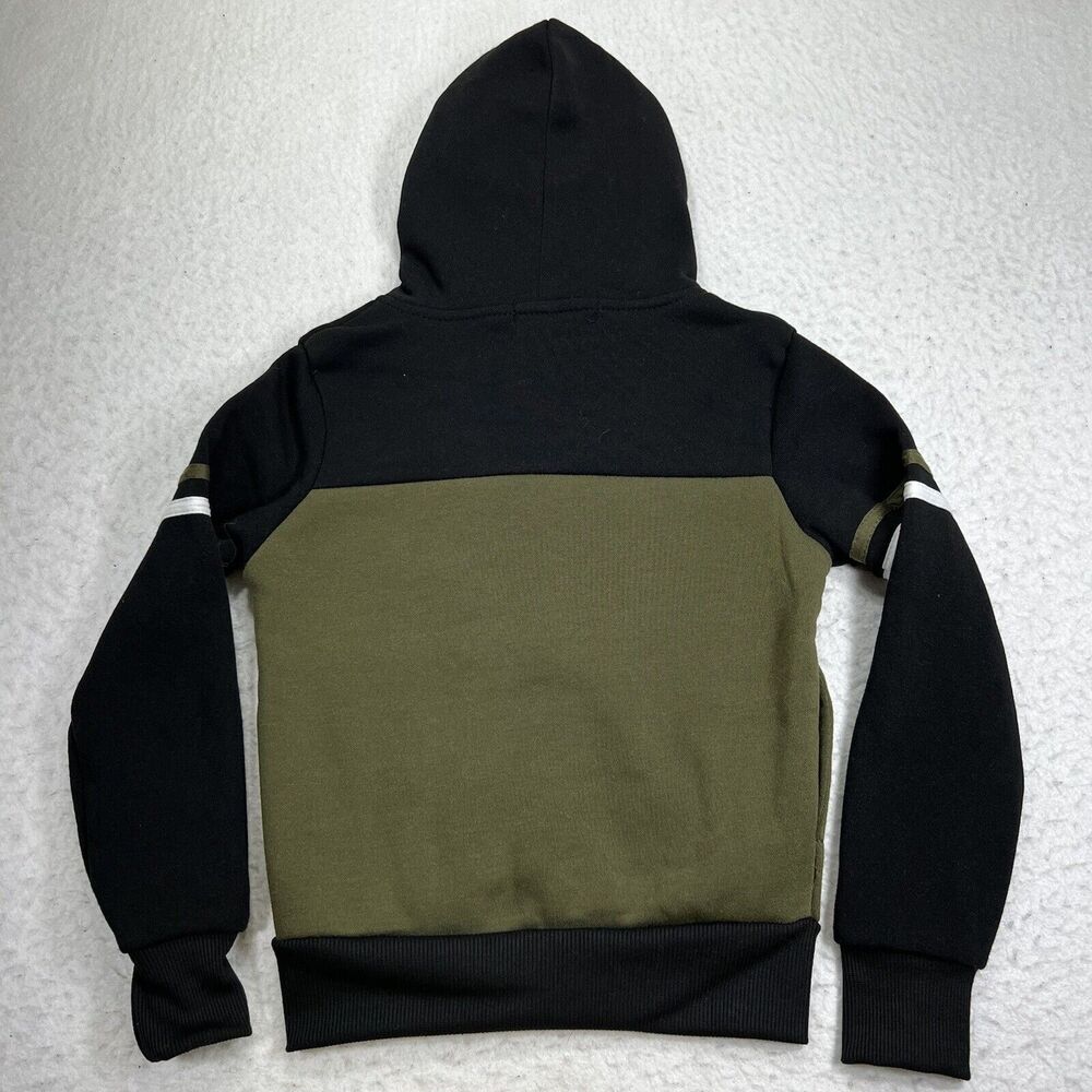 SuperNova Youth Boys Size 4 Olive Green California Cali 8 Full Zip Hoodie NWT - Picture 7 of 12
